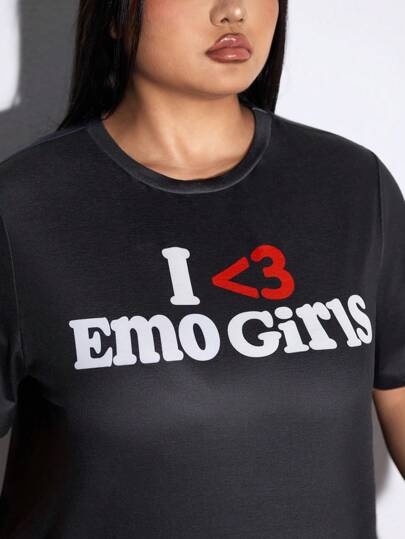 Kawaii Ensemble de tenue de détente casual à imprimé écossais et anglais, pour l'été, en grande taille