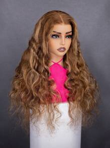 9AM HAIR STORE Wear Go Highlight Pre Cut 6*4 Transparent Lace Glue Glue Body Wave 180% 18-28 Inch P4/27 Honey Blonde Lace Cloce Wigs Piano Color Pre pulse Hairline Daily Use Top Quality Hair Accessories For Women Free Shipping Weave Glue Free Gloce Weave Trave Trave Human Hair Lace Wig Natural Gloce Free Wig Will for Romantic Date For Women - S4/27 - 查看 5
