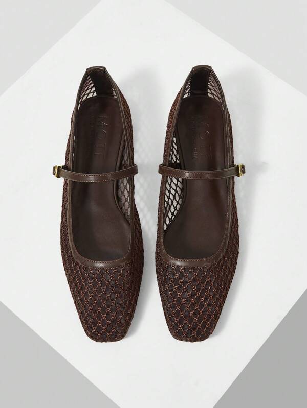 MOTF PREMIUM أحذية نسائية مريحة بتصميم بسيط مسطح، متعددة الاستخدامات للتنقل، مناسبة لحفلة هالوين