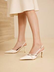 MOTF PREMIUM POINTED TOE CASUAL FORMAL PUMPS - Chantilly - View 2