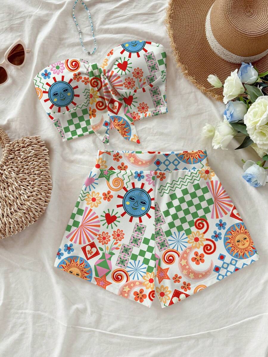 Soleia Damen Zweiteiler für den täglichen Gebrauch