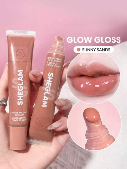 Brillant à LèVres Power Bouquet-Brillant à LèVres Hydratant Teinté Brillant Sunny Sands Huile à LèVres Repulpante Non Collante Extrait De GardéNia RéParateur Soin Des LèVres NoëL Hiver Brun Brillant à LèVres Rouge Marque Beauté Visage Maquillage CosméTique Pour Femmes Filles Parfait Pour Hiver IdéAl Pour Y2K ÉLéGant Mode Adapté Pour Anniversaire Xmas Cadeau FêTe PrêT Meilleure Couleur