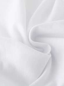 Infant/Toddler Girls' Casual Creative Cartoon Floral Bow Decor Colorful Letter Print Basic Short Sleeve T-Shirt, Fashionable - White - View 6