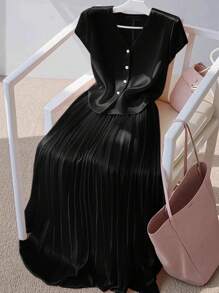 SHEIN Clasi 女士日常两件套服装