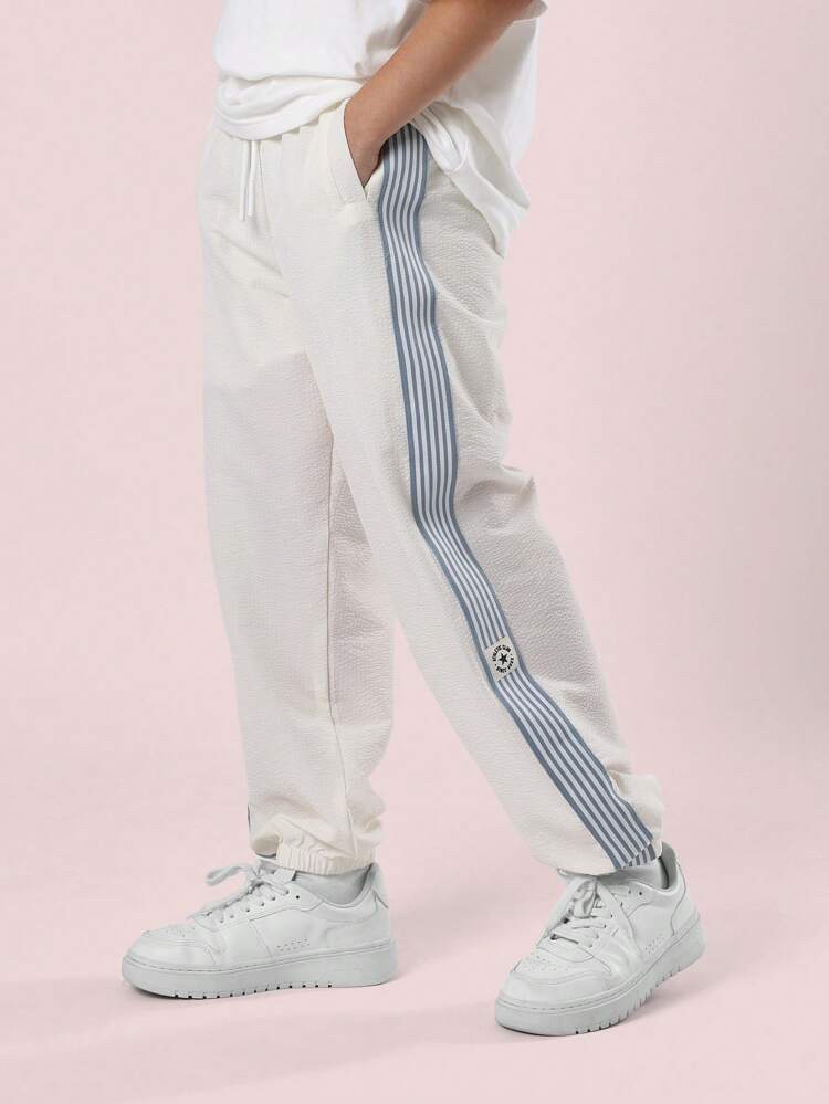 Jogger-Sweatpants mit Seitenstreifen