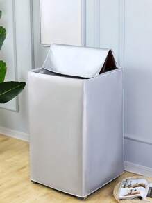 1 件装顶部装载洗衣机罩采用牛津布制成，防水防晒防尘，加厚，适用于学校办公室家用旅行包收纳袋，多种尺寸 - 銀色 - 查看 1