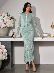 Modelyn Completo da donna a due pezzi per uso quotidiano