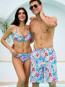 Manfinity VDAYZ Men Beach Shorts - Multicolor - View 3