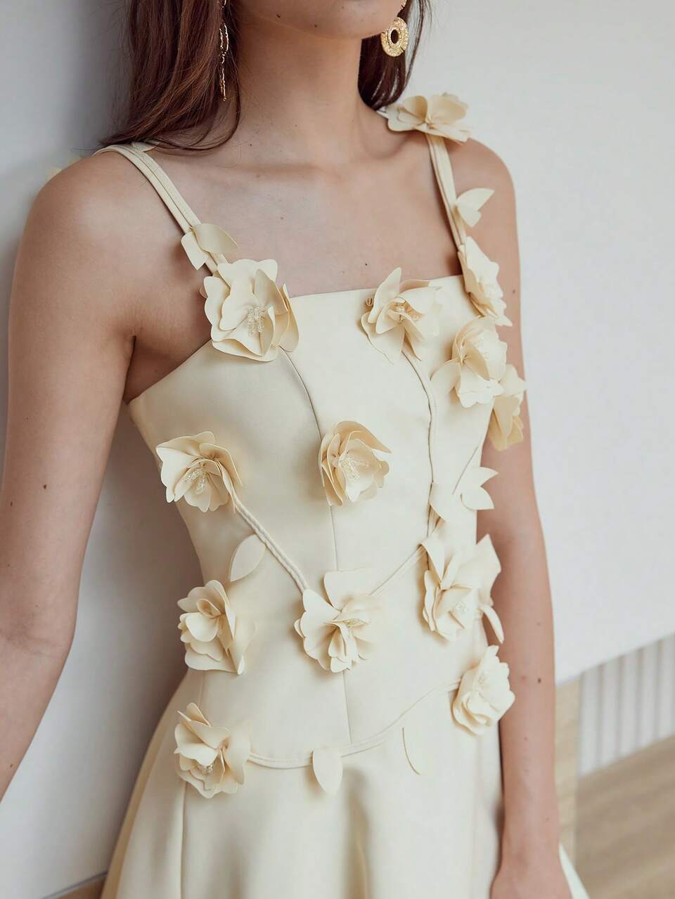 MOTF STUDIO APPLIQUES CAMI DRESS