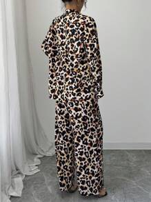 Chiquease Women Two Pieces Outfits For Daily Wear - Khaki - View 2