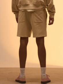 Musero Premium Embroidered "M" Logo Jogger Shorts Only Spring Summer Street Style Holiday Vacation Casual