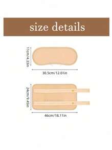 2pcs/Set Reusable Castor Oil Compress Kits, Waist And Neck Protect And Abdominal Support Suit,With Adjustable Elastic Shoulder Straps, Machine Washable