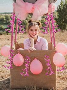 1/5" Gift Curling Ribbon For Gift Wrapping Multicolour Balloon Ribbon To Wedding Invitations Birthday Party Christmas Tree Decoration Mother's Day Graduation - White - View 10