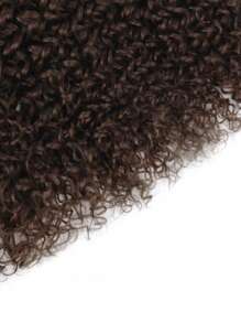 Mechones de cabello humano rizado y rizado de color marrón oscuro n.°4, con rizo rizado, cabello Remy, 4 mechones, 50g/pieza, mechones de color marrón chocolate, extensiones de cabello - S4 - Ver 8