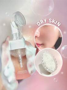 SHEGLAM Radiant By Nature Dry Skin Face Cleanser Hydrating Gentle Daily Facial Wash Liquid To Foam Formula Brand Beauty Makeup Face Paint Cosmetic For Women Girls Perfect For Spring Summer Ideal For Y2K Fancy Fashion Suitable For Birthday Mother'S Day Gift Rave Party Ready Best Color - Baby Pink - View 1