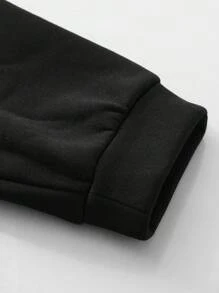 Manfinity Homme Sudadera abierta de hombre talla grande, de moda para el verano