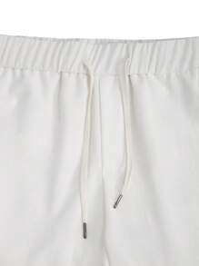 Manfinity RSRT Men's Simple Casual Draw String Waist Button Hem Pants