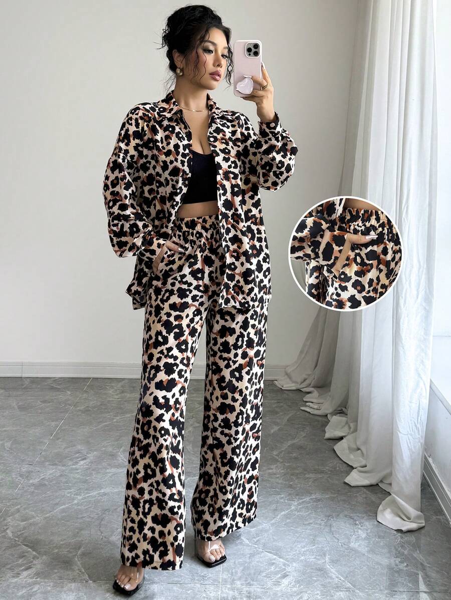 Chiquease Women Two Pieces Outfits For Daily Wear - Khaki - View 1