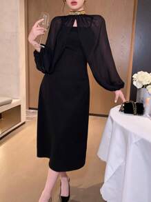 DAZY Women Two Pieces Outfits For Daily Wear - Black - View 10