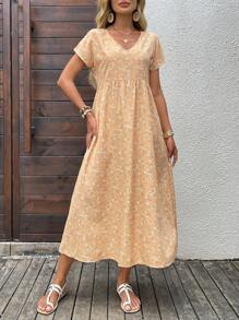 EMERY ROSE Váy Maxi cho nữ Trang phục mùa hè dành cho nữ Váy mùa hè dành cho nữ Váy tốt nghiệp dành cho nữ Váy đi nghỉ Váy hoa dành cho nữ Trang phục đi nghỉ dành cho nữ - Màu vàng - Xem 3