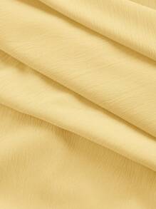 SHEIN MOD Plus Size Women's Halter Neck Ruched Bow Swing Dress, Yellow Color Party Women Outfits,Masquerade Ball Dress,Birthday Women Outfits,Sexy Yellow Dress,Dress With Bow Dress,Flowy Dress Women Casual Dress Women Dresses Birthday Work Summer Dresses Women Short Dresses Summer Women Birthday Outfit,Sun Dresses For Women