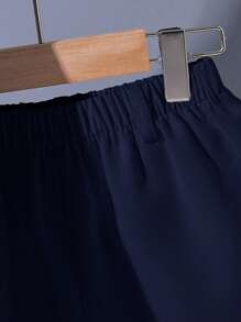 4 件套小男孩夏季可爱条纹短袖衬衫、松紧腰短裤、披肩、绅士套装（配腰带），适合生日派对、晚会、表演、婚礼、返校、度假