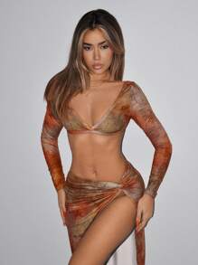 SHEIN ICON 女士日常两件套服装 - 彩色 - 查看 4