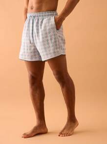 Musero Multi Geo Printed Swim Shorts Summer Smart Streetstyle Vacation Casual - Multicolor - View 3