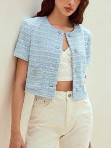 MOTF STUDIO 粗花呢宽松夹克