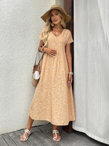 EMERY ROSE Váy Maxi cho nữ Trang phục mùa hè dành cho nữ Váy mùa hè dành cho nữ Váy tốt nghiệp dành cho nữ Váy đi nghỉ Váy hoa dành cho nữ Trang phục đi nghỉ dành cho nữ - Màu vàng - Xem 7