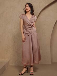 DAZY Women Two Pieces Outfits For Daily Wear - Pink - View 6