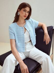 MOTF STUDIO 粗花呢宽松夹克