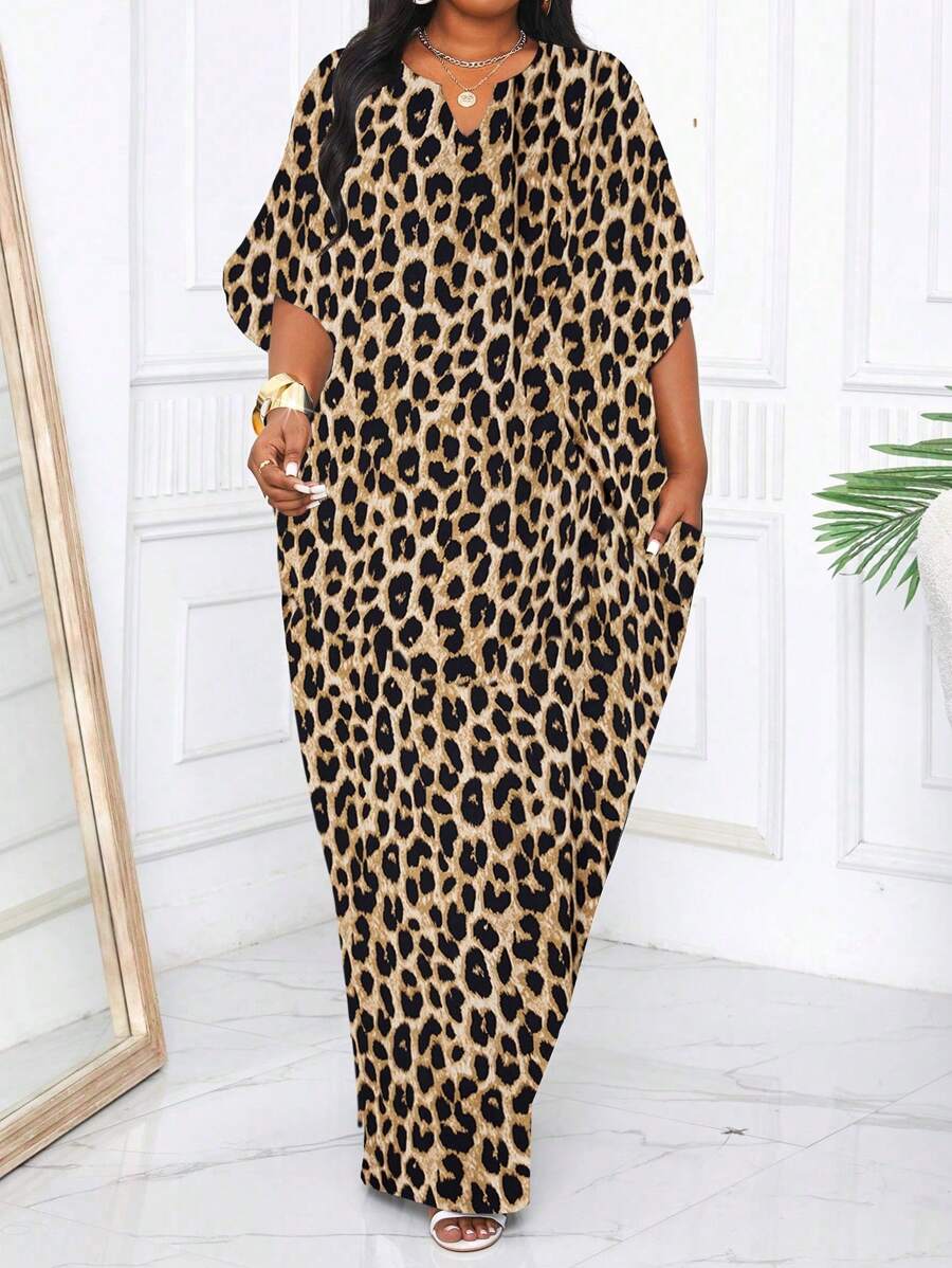 SHEIN Lady 春夏休闲优雅波西米亚风优雅休闲工作白色圆领花瓣袖女装度假装女士沙滩装女士海滩度假沙滩裙婚礼宾客礼服女士商务休闲女士舞会礼服，女士太阳裙