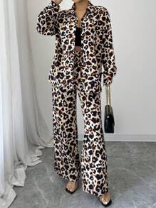 Chiquease Women Two Pieces Outfits For Daily Wear - Khaki - View 5