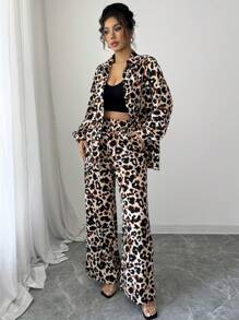 Chiquease Women Two Pieces Outfits For Daily Wear - Khaki - View 6