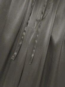 Manfinity Hypemode 男士纯色抽绳腰插袋阔腿宽松休闲长裤