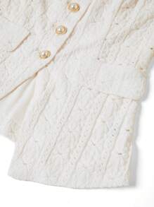 Ellevyn Neue stilvolle und elegante Damen Bandeau Top, strukturierter Stoff, schlankend, taillierend, hochwertiges Gefühl Damen Elegante Blusen für Damen Sommer Tops - Aprikosenfarben - Übersicht 6