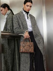 SHECARRY 1pc Square-Shaped Fashionable Handbag, Suitable For Women's Daily Commute - Multicolor - View 5