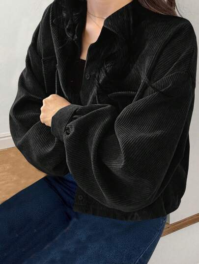 FRIFUL Chaqueta casual de mujer con bolsillos, para otoño