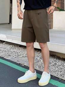 Claim Dot Herren Sommer Modische Business Lässig Anzug Shorts