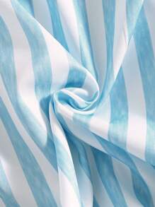 SHEIN Camisa de manga corta con estampado de cuadros casual, linda y divertida para niño/niña, adecuada para primavera, verano y vacaciones