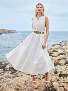 MOTF PREMIUM ROBE FLUIDE AVEC CEINTURE