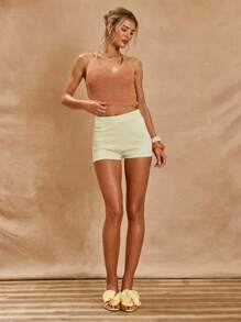 MUSERA 露背钩针编织修身上衣，适合春夏度假，波西米亚风，伊比沙岛，优雅俱乐部，海滩，可爱性感，节日狂欢假日 - 彩色 - 查看 4