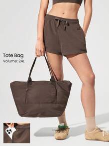 GLOWMODE 24L Day Tripper Laptop Protective Sleeve Trolley-Compatible Strap Daily & Business Tote Bag - Brown - View 8