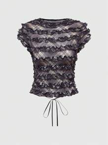 ROMWE J-Fashion Women Two Pieces Outfits For Daily Wear - Brown - View 7