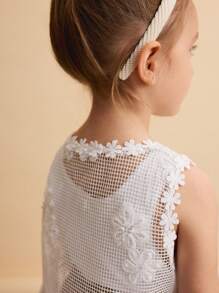 Ontre Loose Lace Trim Camisole Top, Casual And Fashionable For Summer - White - View 5