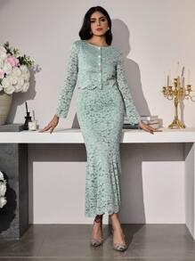 Modelyn Completo da donna a due pezzi per uso quotidiano