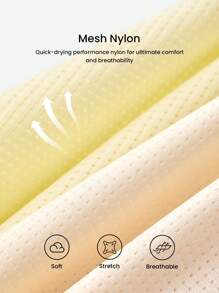 LUVLETTE 2-Pack High-Waist No Show Briefs Waist Tummy Basic Control Shapewear Panties Set Airy Underwear For Women - Multicolor - View 3