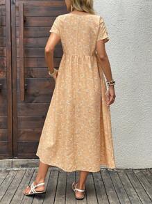 EMERY ROSE Váy Maxi cho nữ Trang phục mùa hè dành cho nữ Váy mùa hè dành cho nữ Váy tốt nghiệp dành cho nữ Váy đi nghỉ Váy hoa dành cho nữ Trang phục đi nghỉ dành cho nữ - Màu vàng - Xem 2