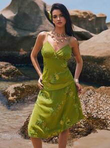 Poéselle 女士日常两件套服装 - 綠色 - 查看 4